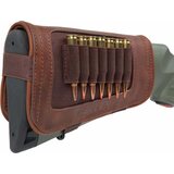 Allen New Castle Leather Buttstock Cartridge Carrier